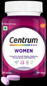Centrum Women Vegetarian Tablets for Muscles, Heart, & Immunity | World's No.1 Multivitamin & Multimineral