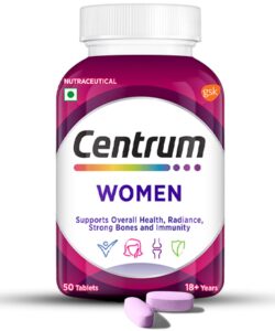 Centrum Women Vegetarian Tablets for Muscles, Heart, & Immunity | World's No.1 Multivitamin & Multimineral