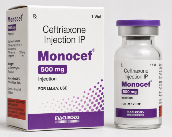 Monocef 500mg Injection Monocef 500mg Injection