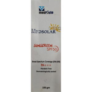 Medsolar Sunscreen Lotion SPF 50 | Broad Spectrum Sun Protection for Daily Skin Care