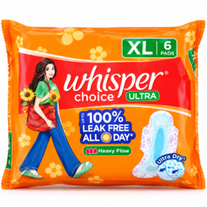 Whisper Choice Ultra Sanitary Pads XL | Comfortable Period Protection